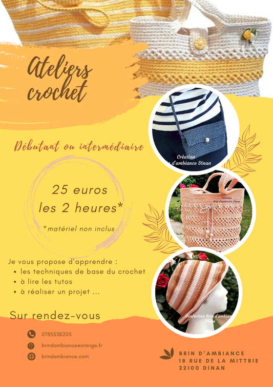 Ateliers crochet à Dinan
