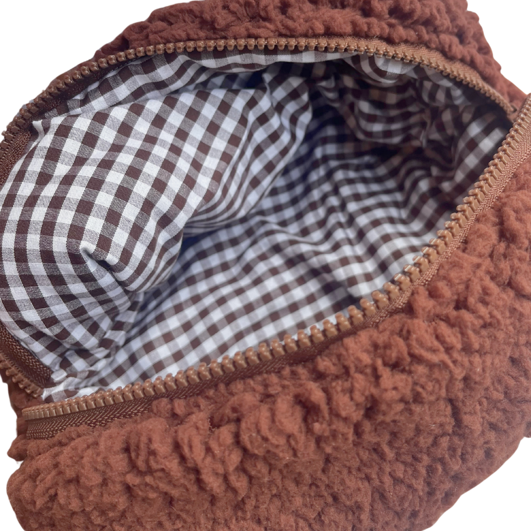 Trousse de toilette Sherpa Marron