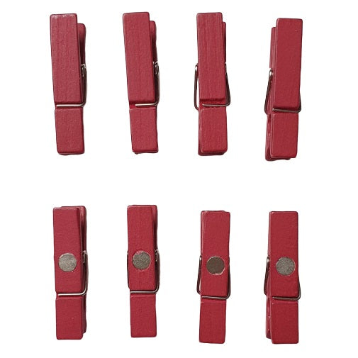 Lot de 12 pinces à chapeau magnétiques en acier inoxydable avec