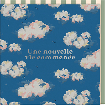 Carte double "Une nouvelle vie commence"