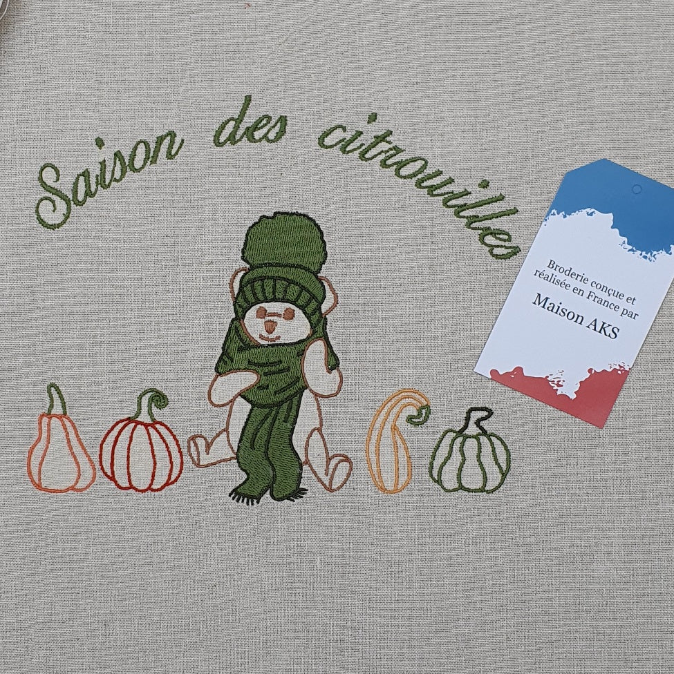 Tote Bag "Saison des citrouilles"
