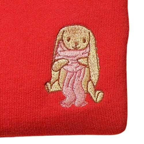 CREWNECK ENFANT ROUGE - LAPIN