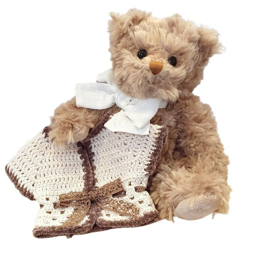 Ourson Little Daniel et son gilet beige