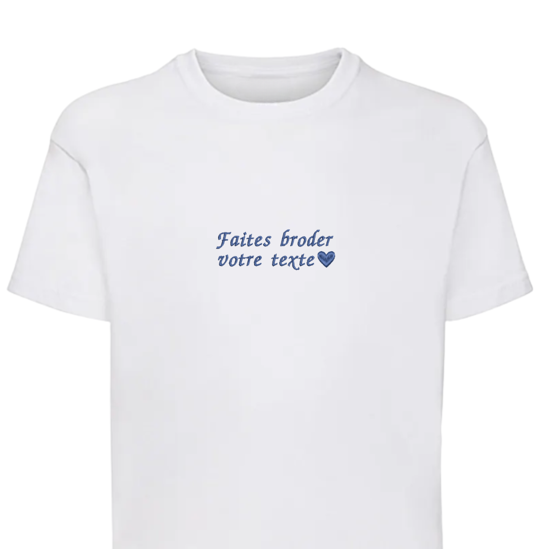 TEE-SHIRT ENFANT À PERSONNALISER AVEC VOTRE TEXTE