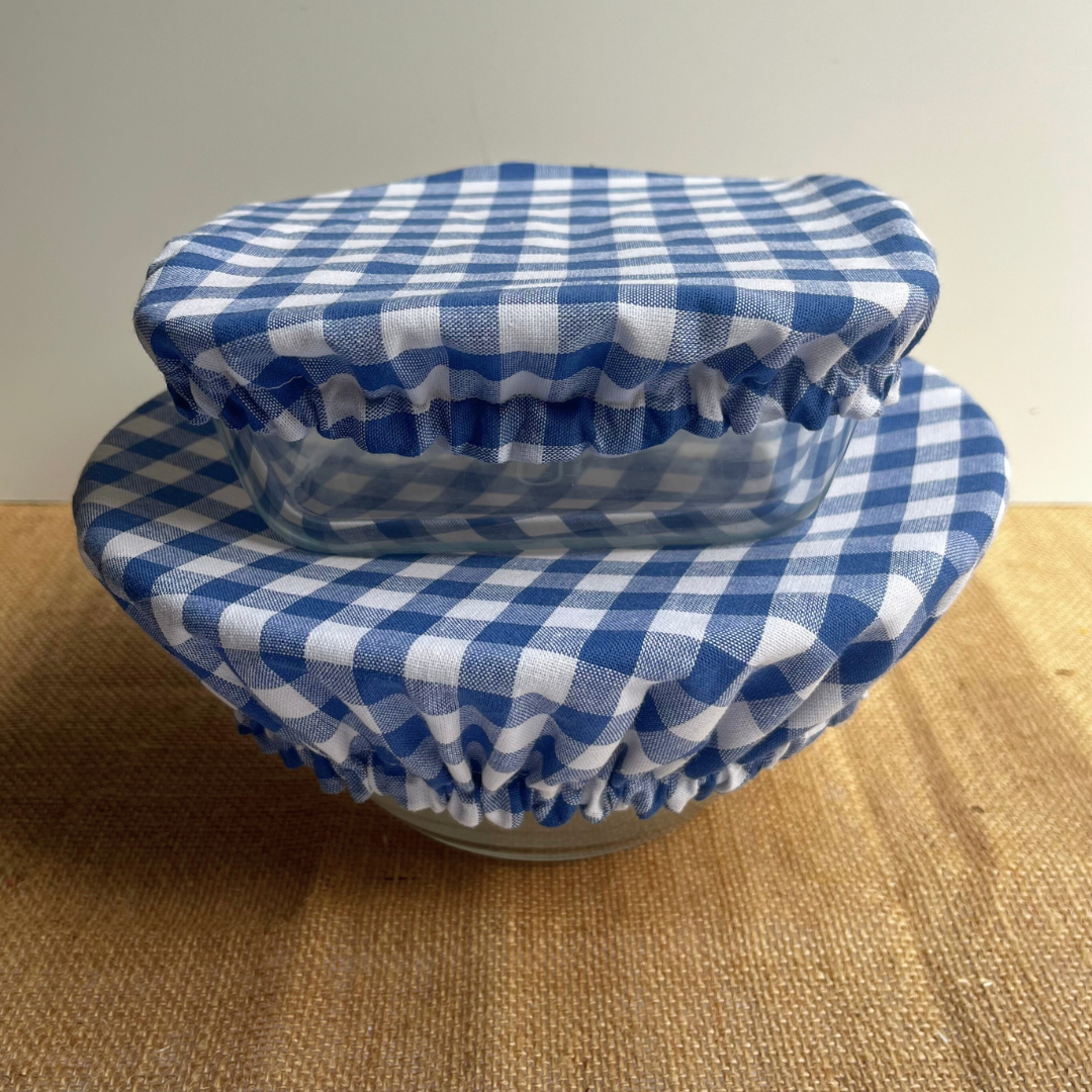 Charlottes à saladier - Vichy bleu