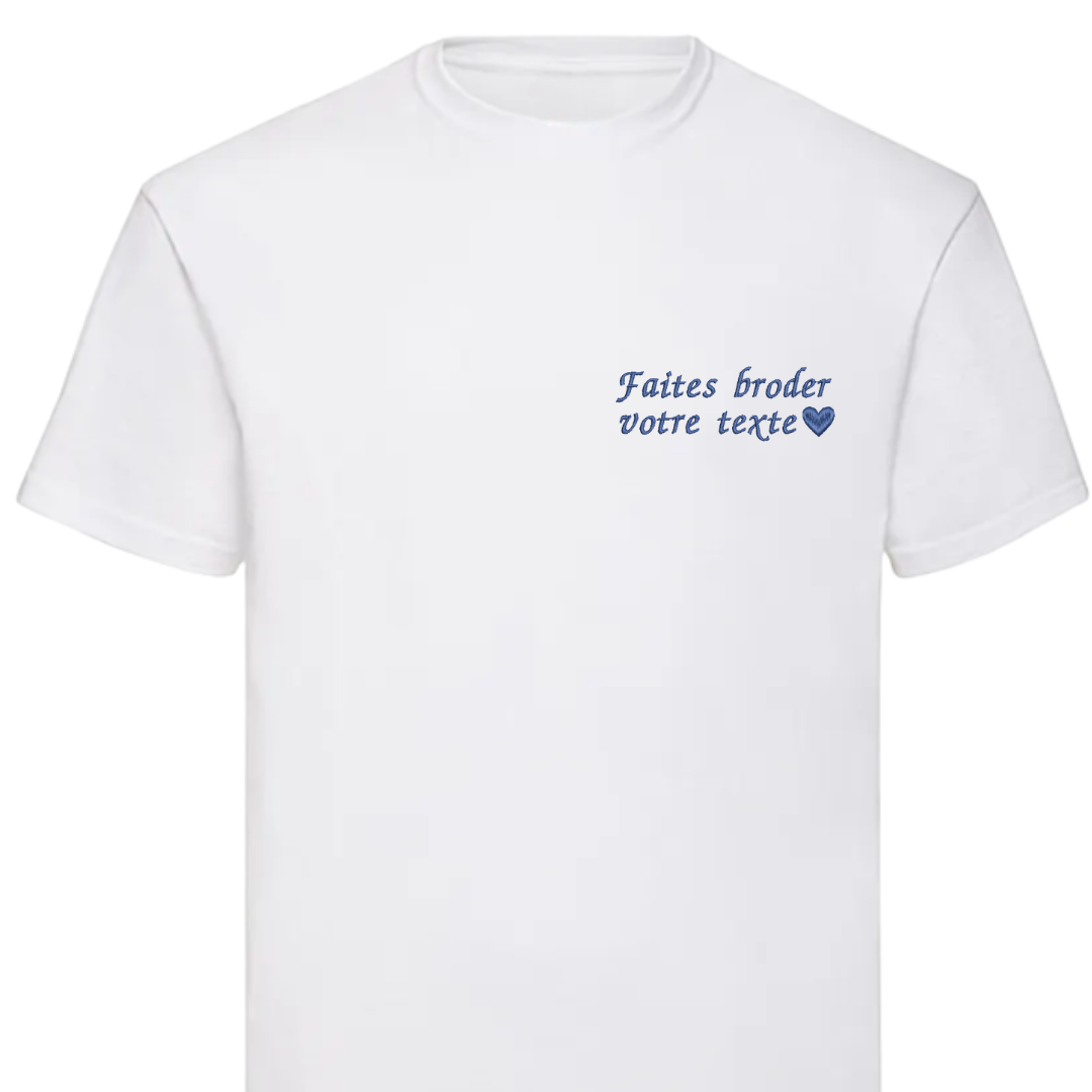 TEE-SHIRT À PERSONNALISER AVEC VOTRE TEXTE
