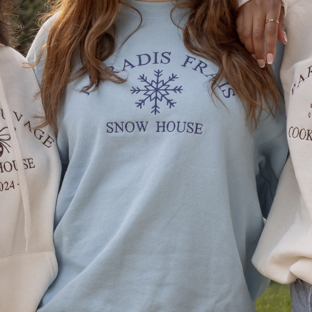 CREWNECK BLEU CIEL - PARADIS FRAIS