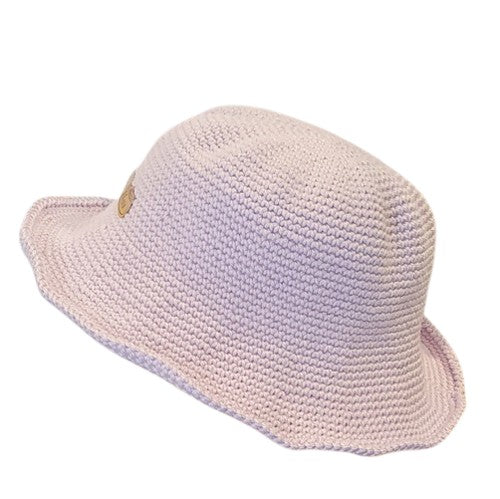 Chapeau au crochet 3 mois - Lilas