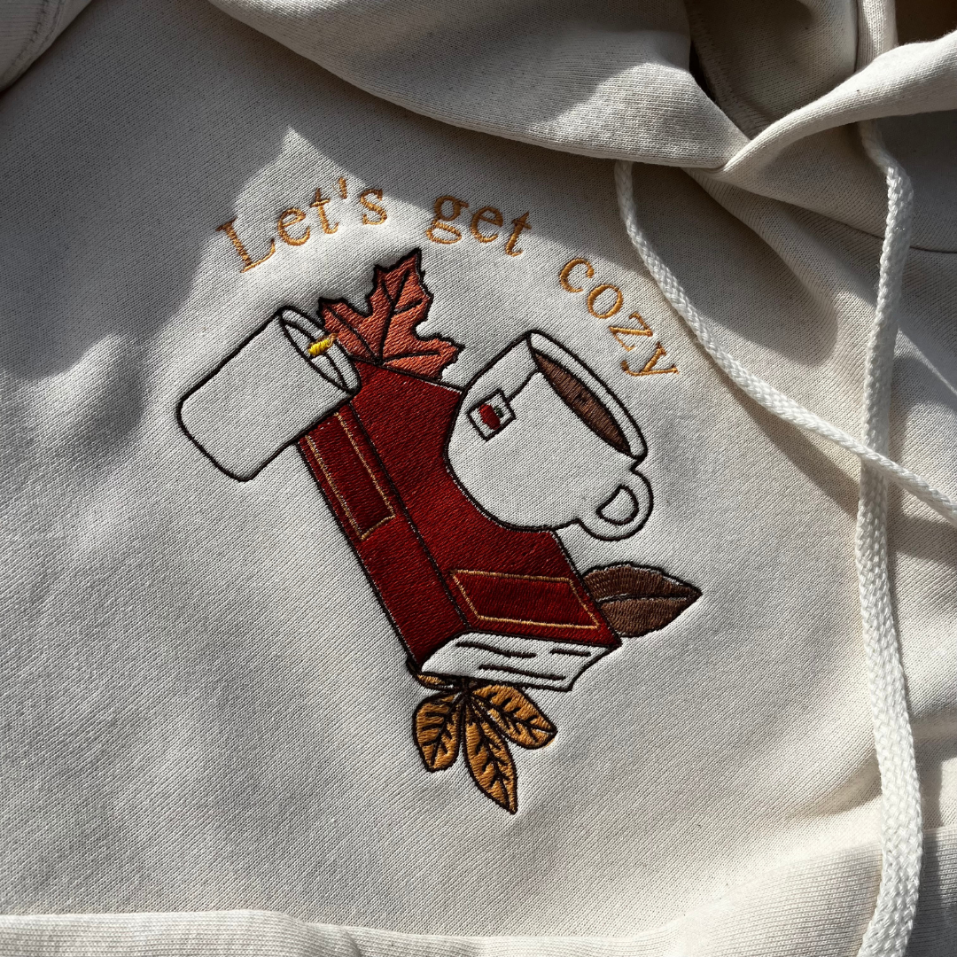 HOODIE ÉCRU - LET'S GET COZY