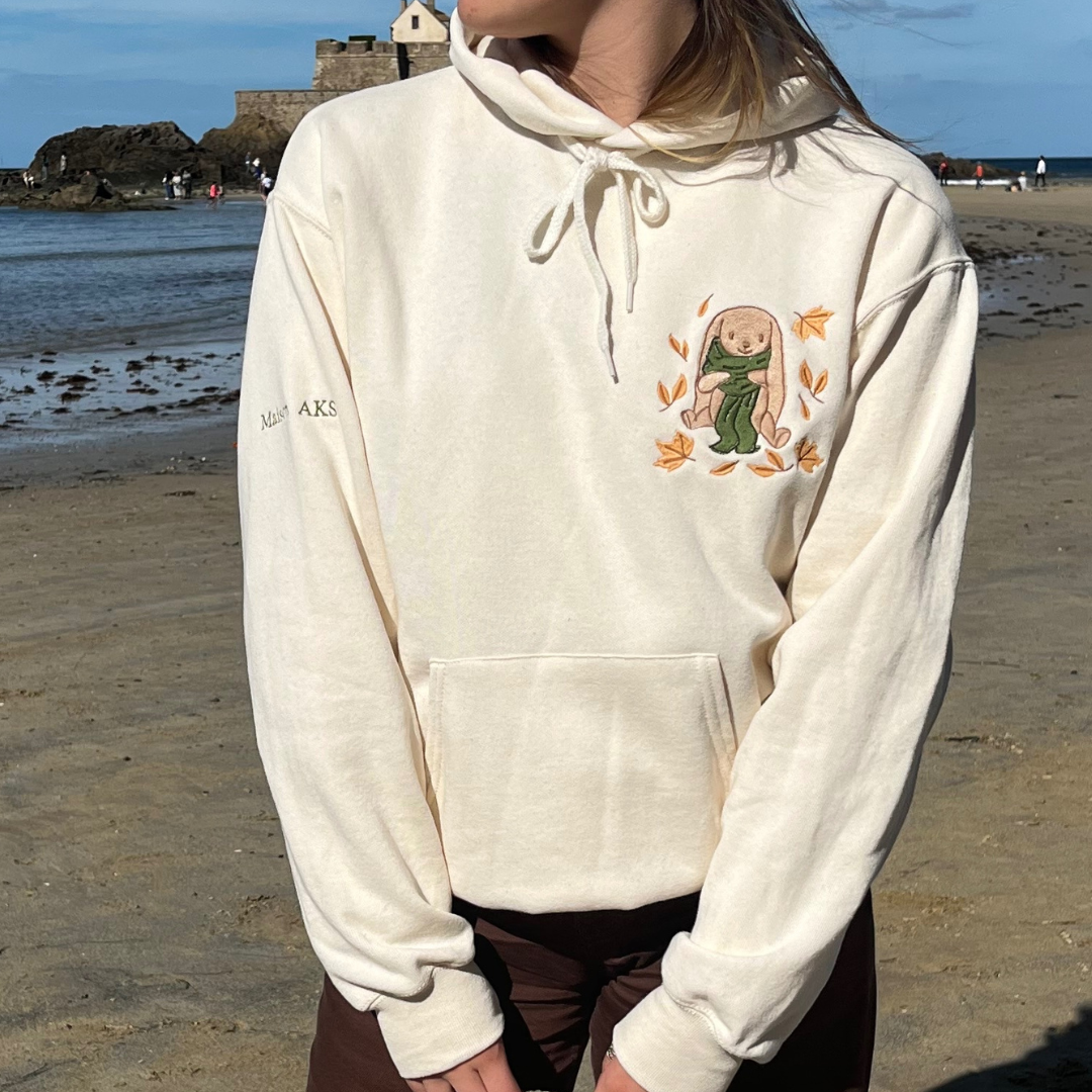 HOODIE ÉCRU - LAPIN