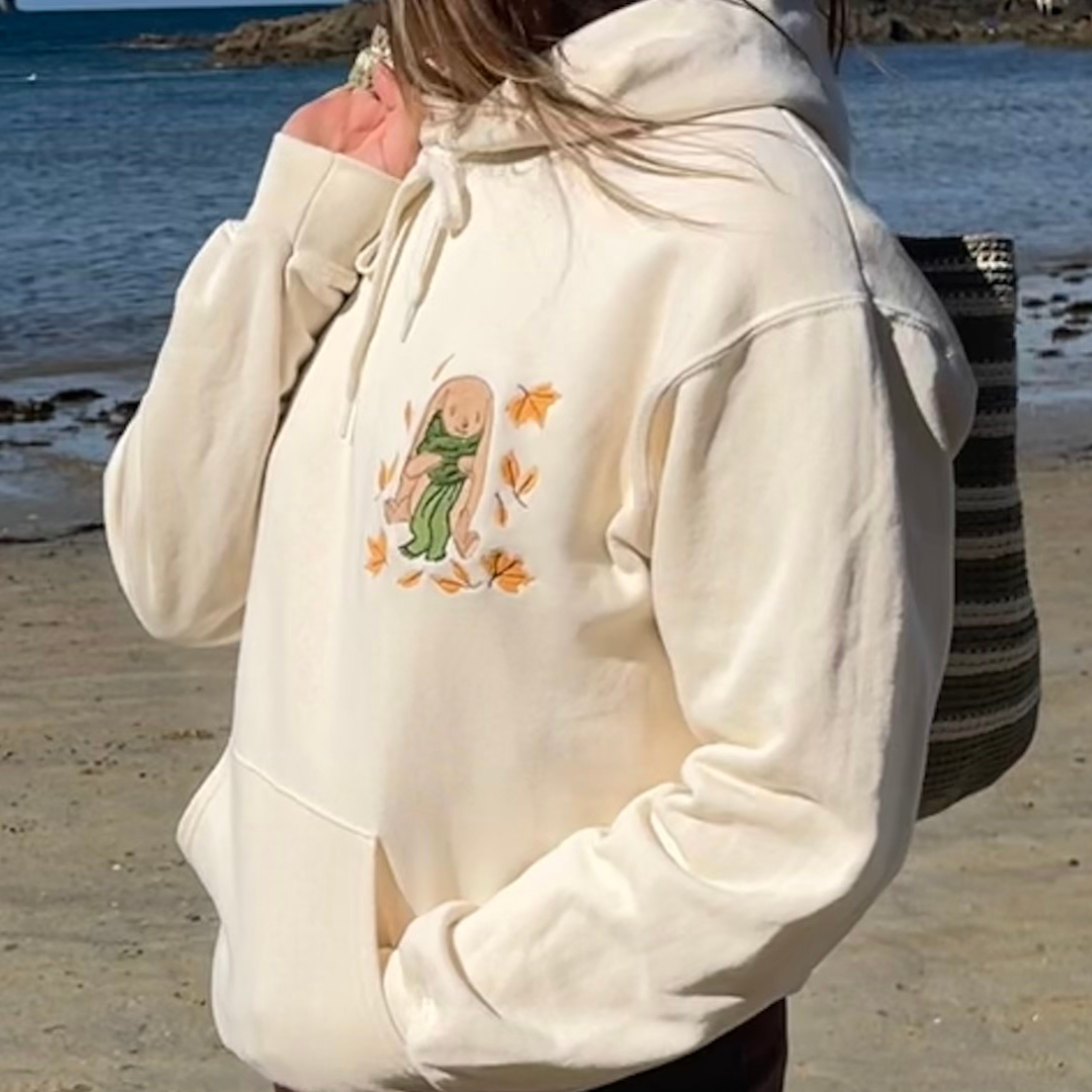 HOODIE ÉCRU - LAPIN