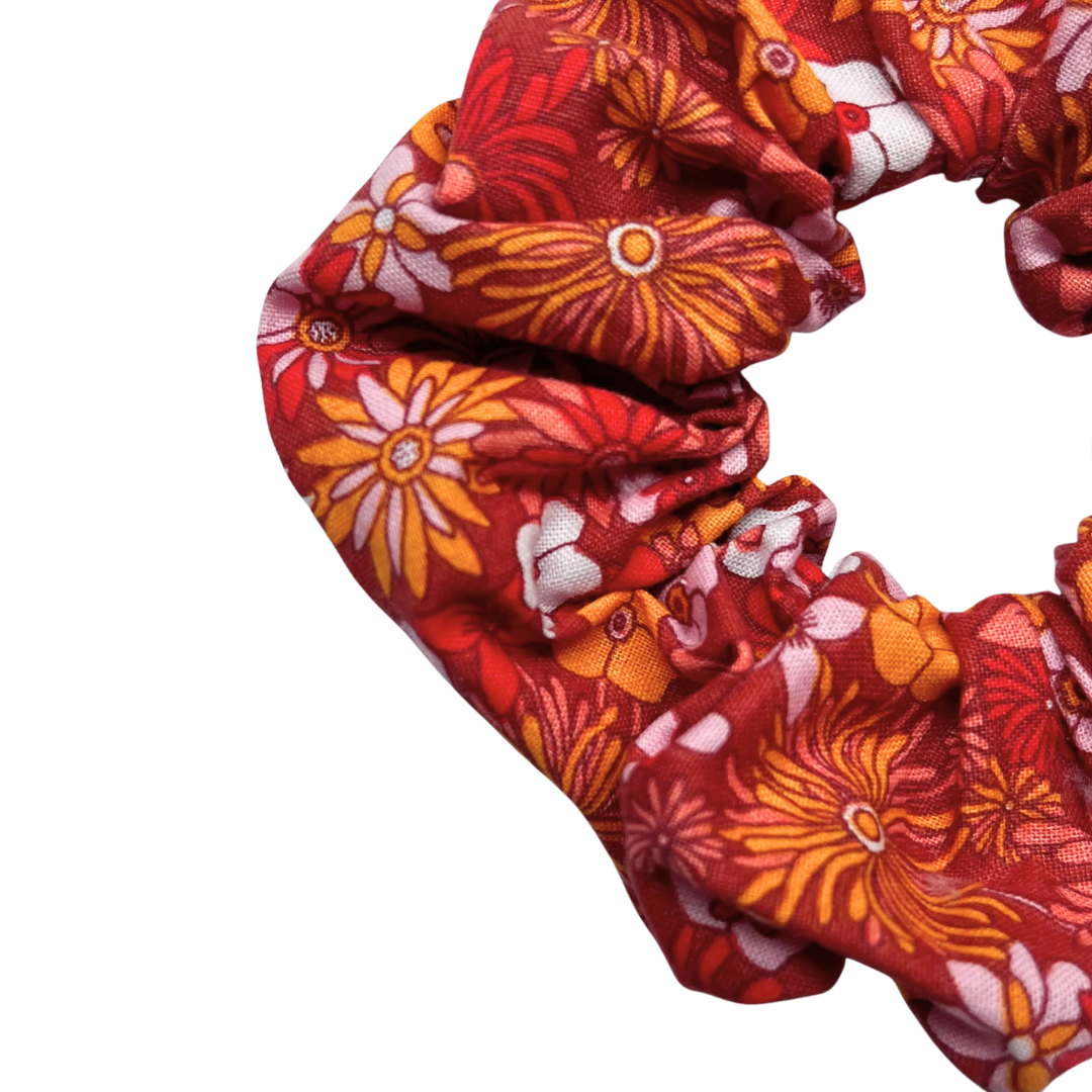 Chouchou - Design fleuri aux tons oranges et roses