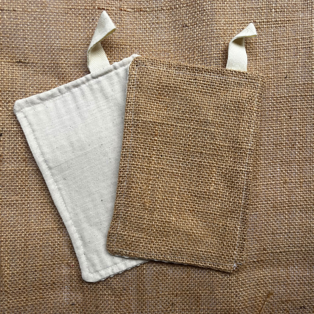 Éponges réutilisables - Lot de 2 - Natural
