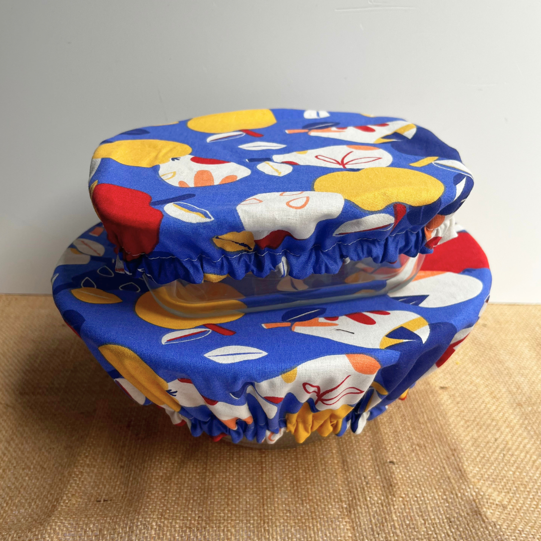 Charlottes à saladier - Bleu avec fruits