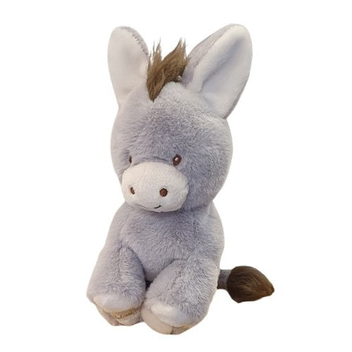 Petit âne gris en peluche Baby Christopher