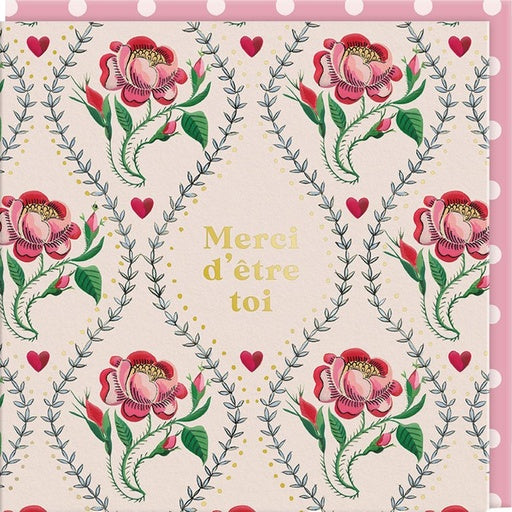 Carte double "Merci d'être toi"