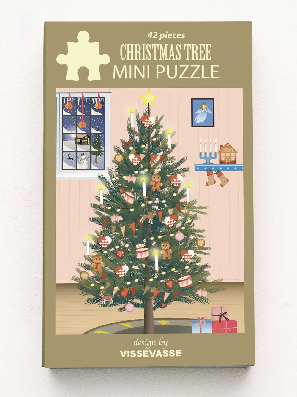 Mini puzzle Christmas tree - Vissevasse - 42 pièces