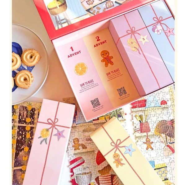 Puzzle Calendrier de l'AVENT 4 boites - Vissevasse - 1000 pièces