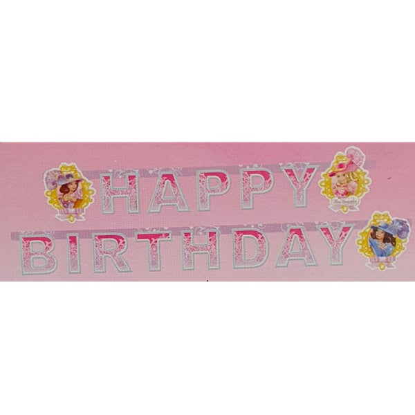 Chainette décorative Happy Birthday BARBIE