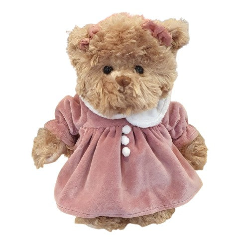 Oursonne en robe velours Geraldine