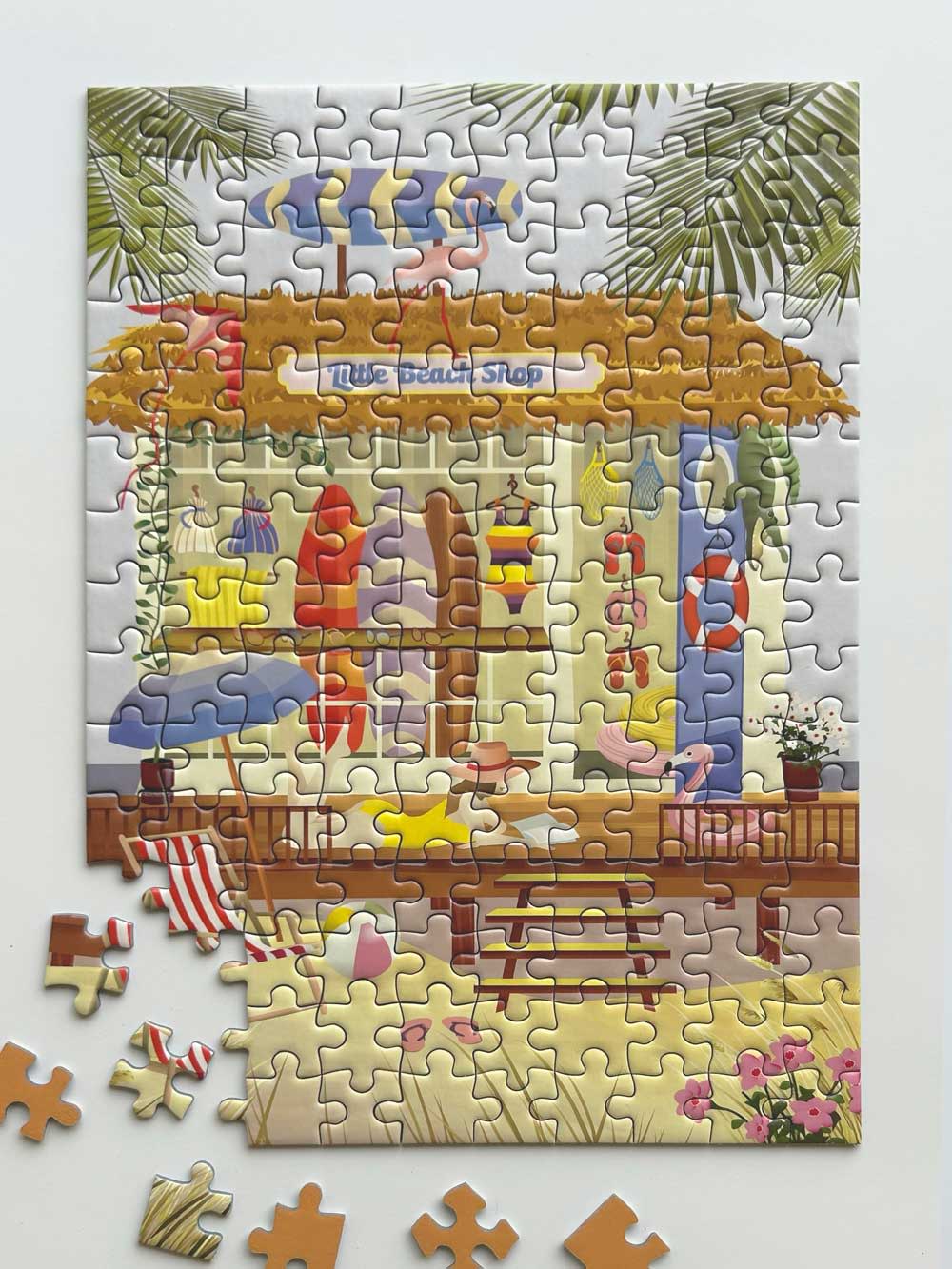 Puzzle Little beach shop - Vissevasse - 150 pièces