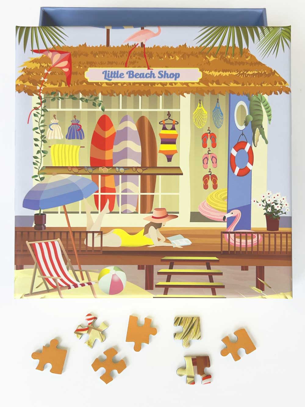 Puzzle Little beach shop - Vissevasse - 150 pièces