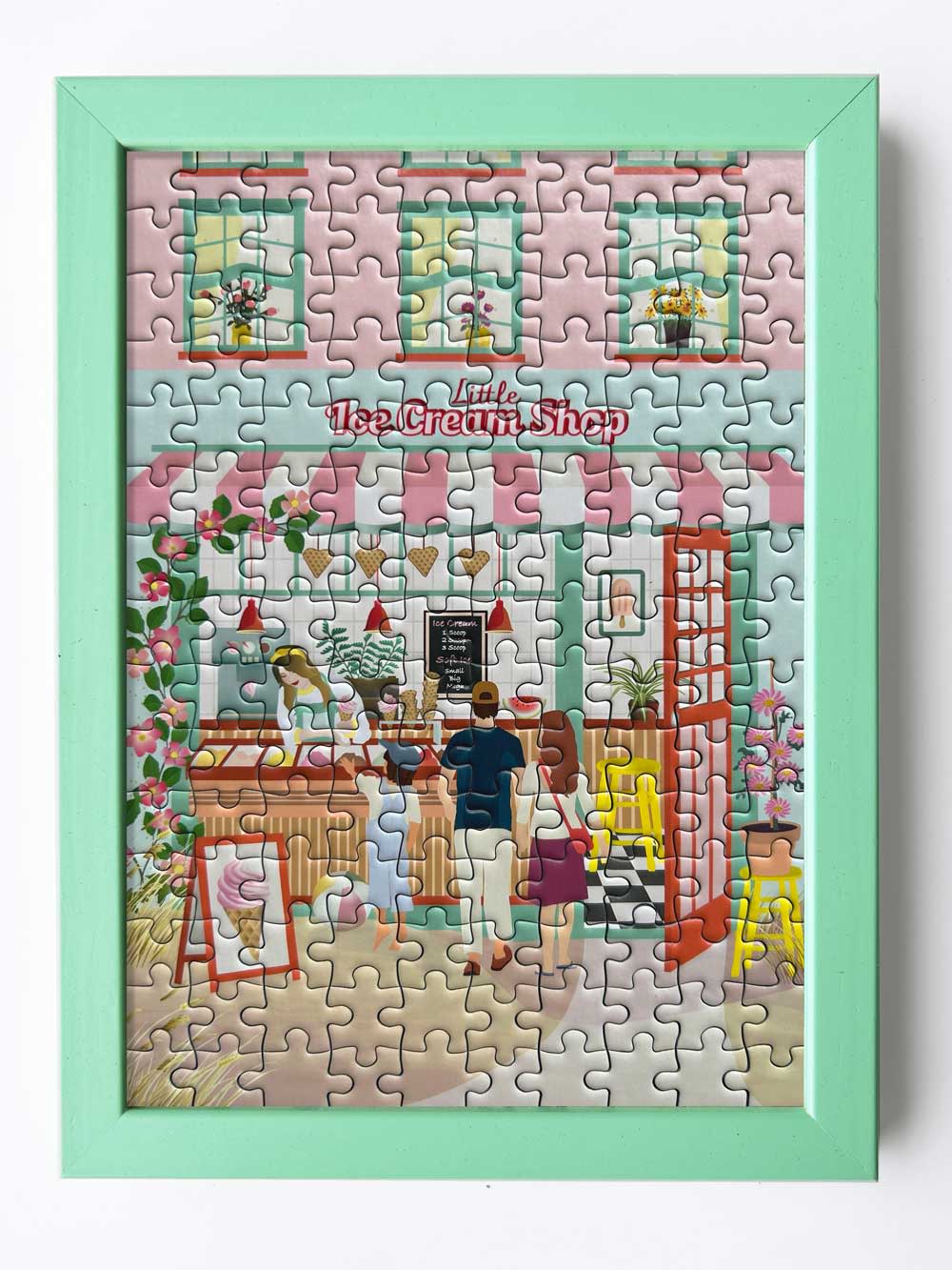 Puzzle Little Ice cream shop - Vissevasse - 150 pièces