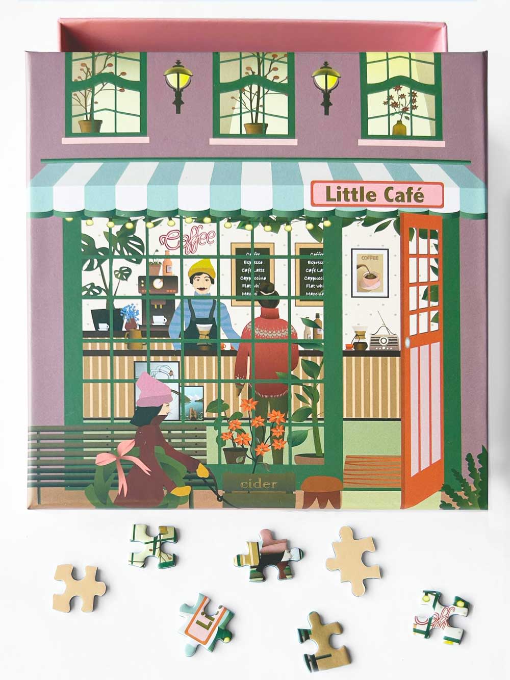 Puzzle Little Café - Vissevasse - 150 pièces