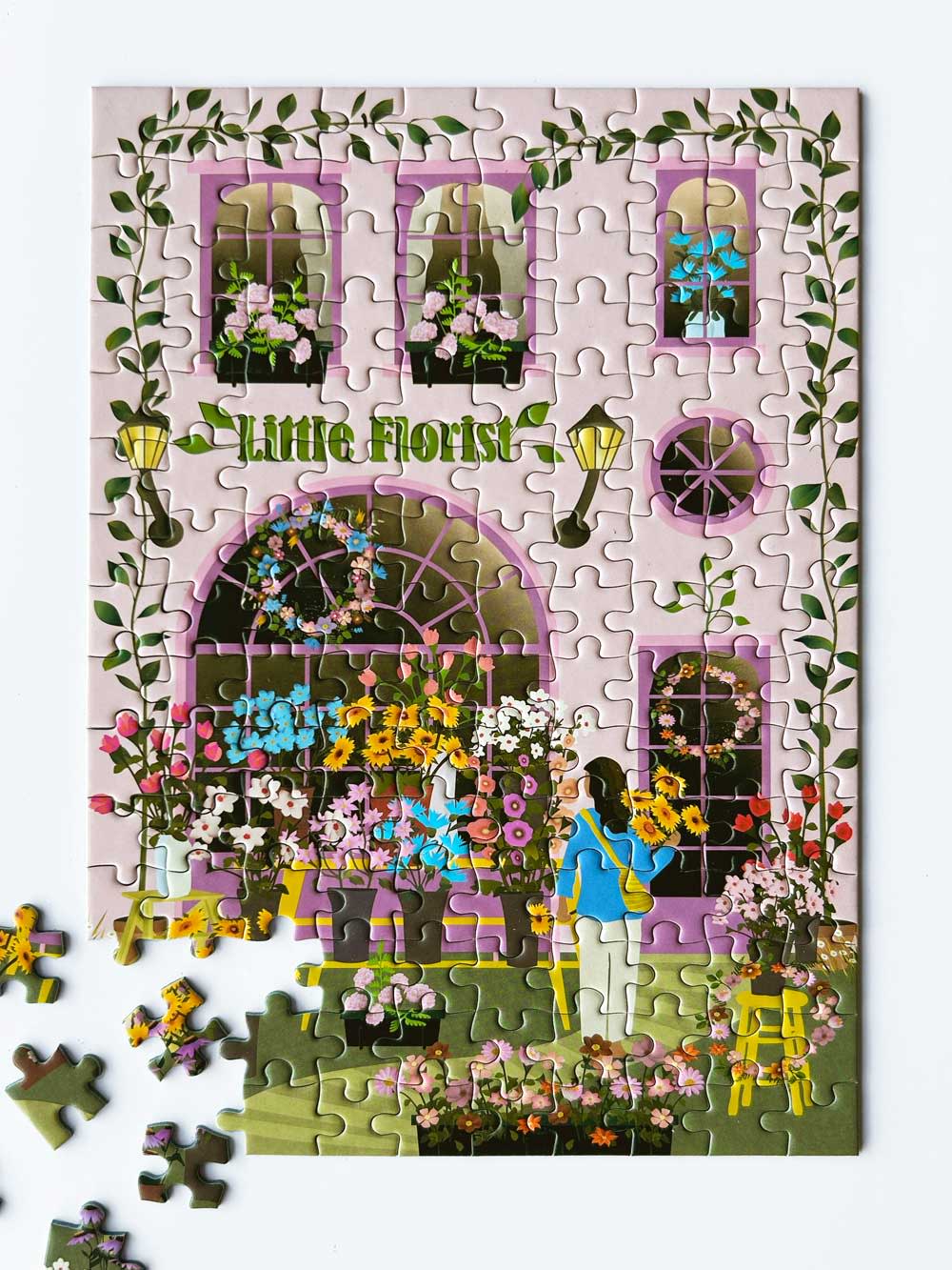 Puzzle Little Florist - Vissevasse - 150 pièces