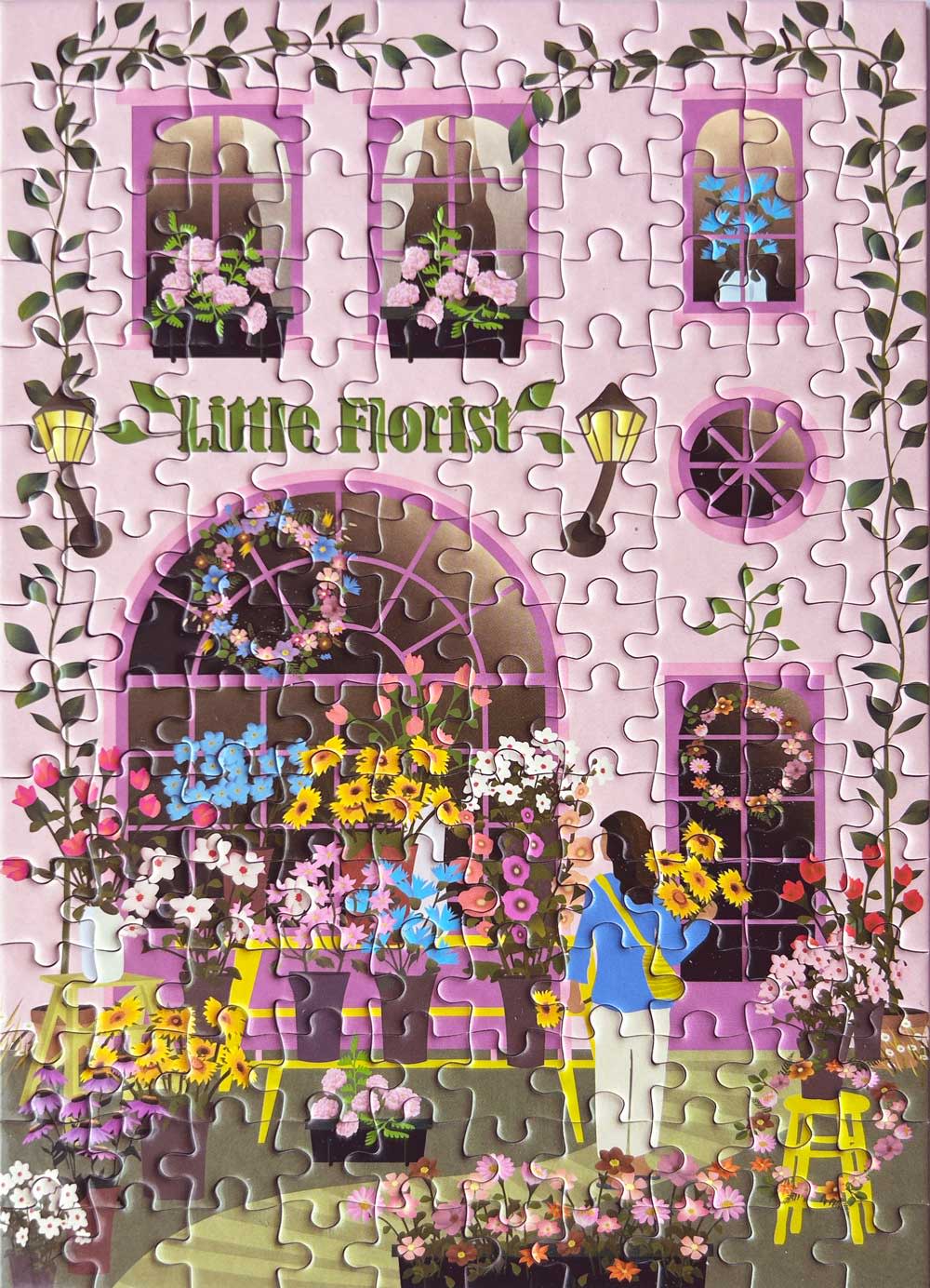 Puzzle Little Florist - Vissevasse - 150 pièces