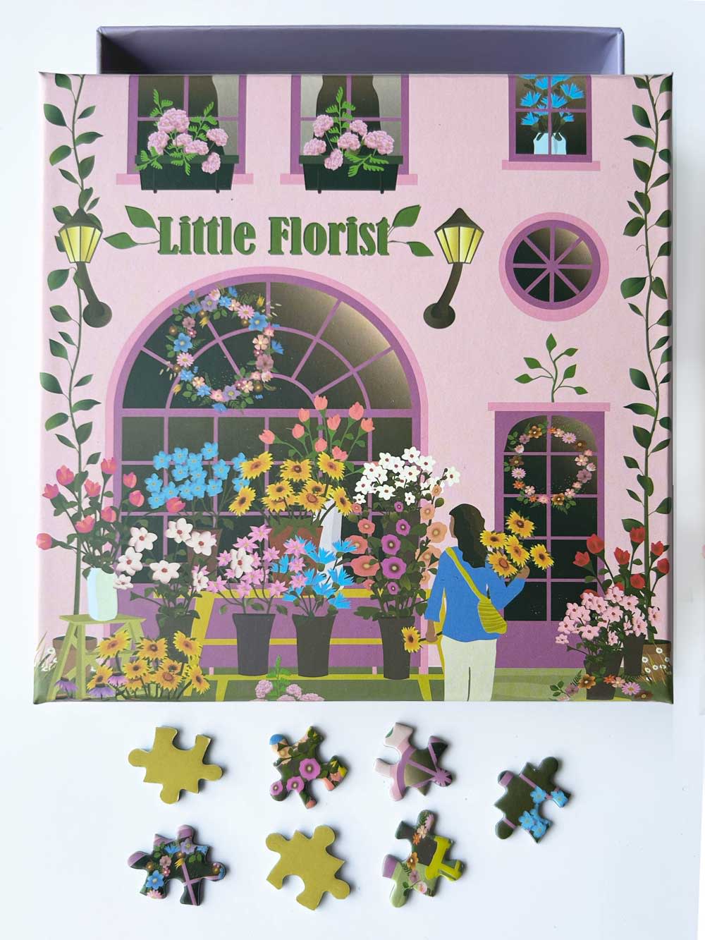 Puzzle Little Florist - Vissevasse - 150 pièces