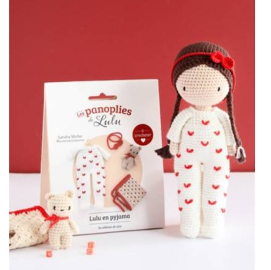 Kit crochet Les panoplies de Lulu - Lulu en pyjama