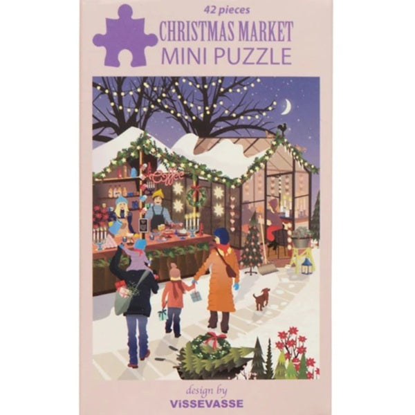 Mini puzzle Christmas market - Vissevasse - 42 pièces