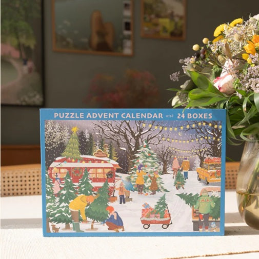 Puzzle Calendrier de l'AVENT - Vissevasse - 1000 pièces