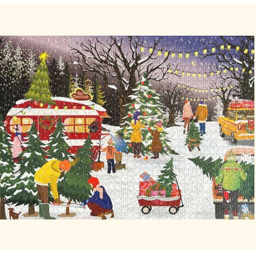 Puzzle Calendrier de l'AVENT - Vissevasse - 1000 pièces