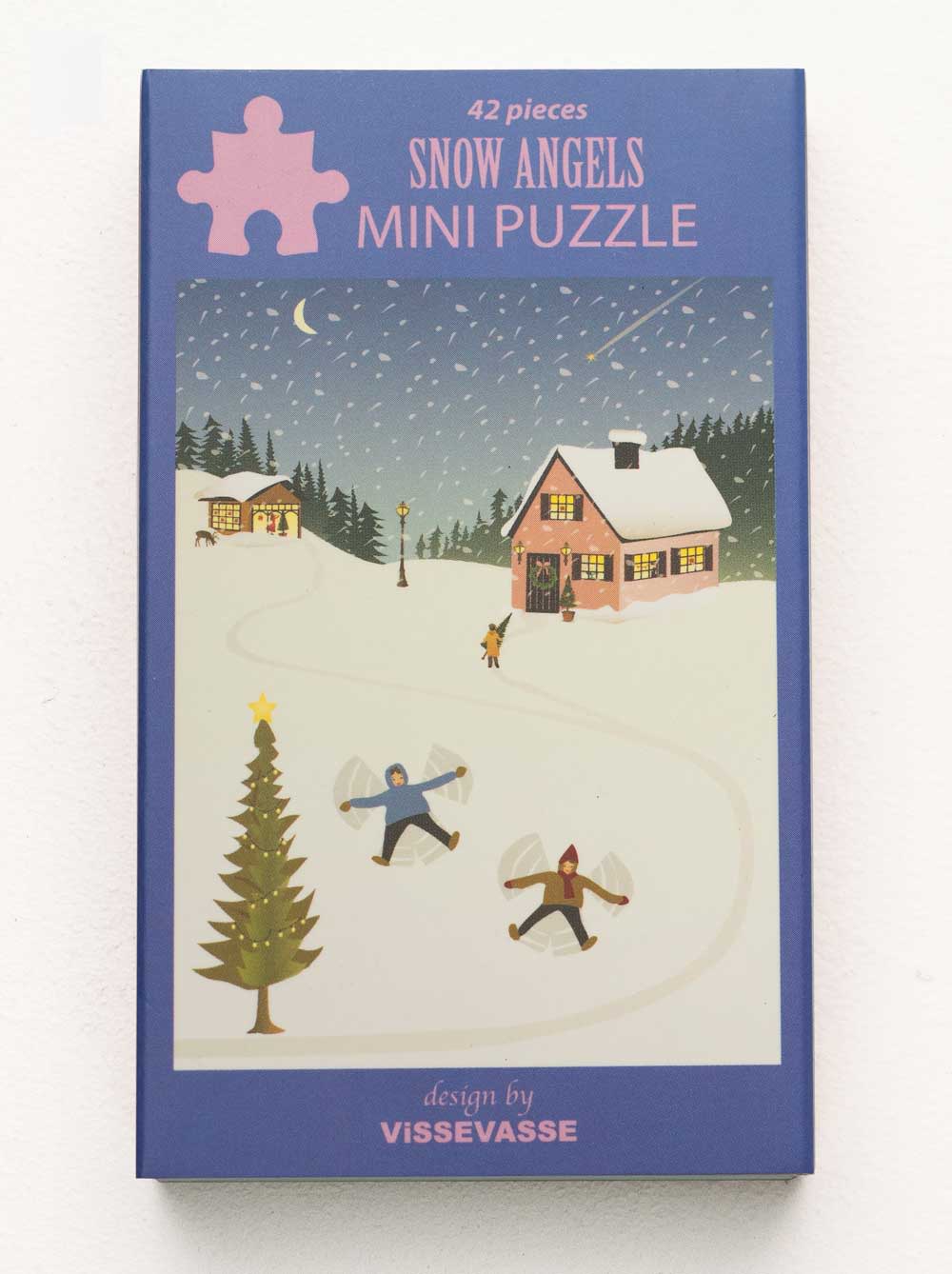 Mini puzzle Snow angels - Vissevasse - 42 pièces