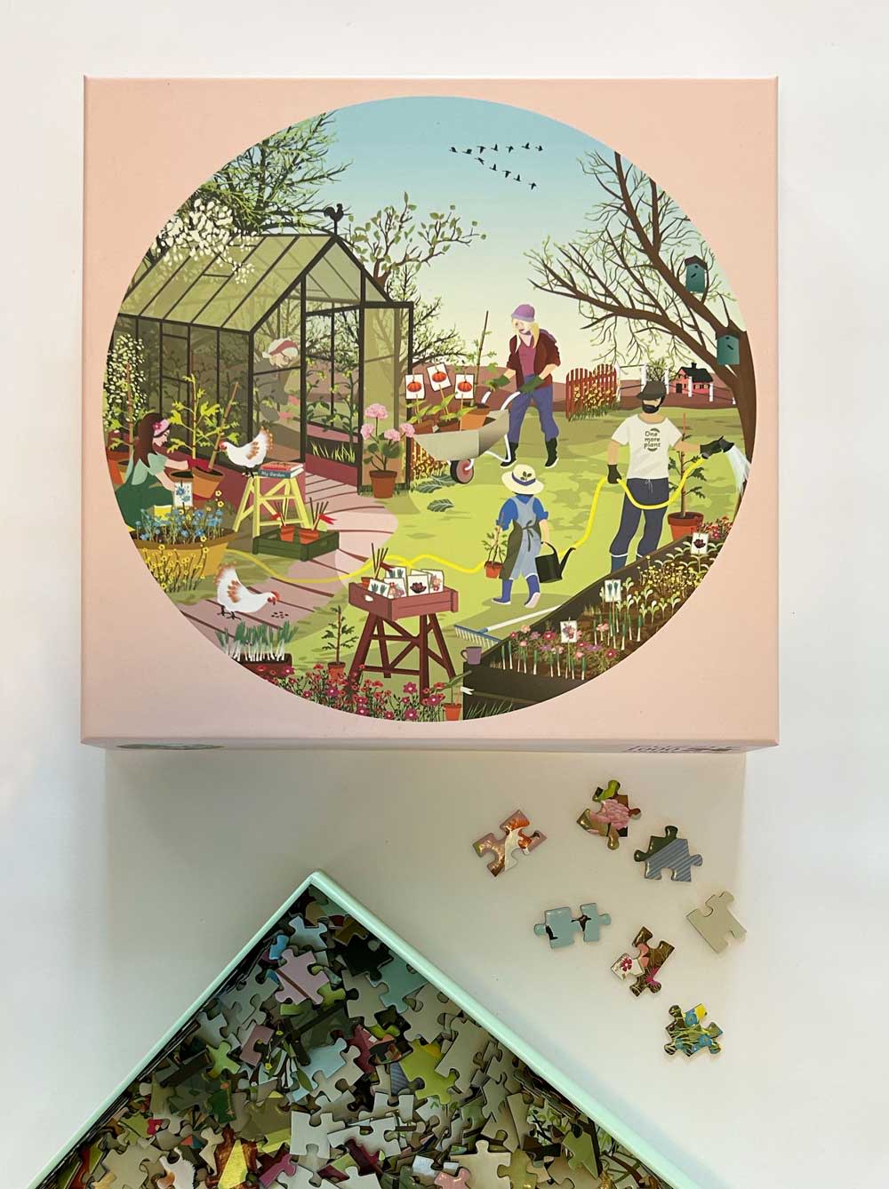 Puzzle rond Spring feeling - Vissevasse - 1000 pièces