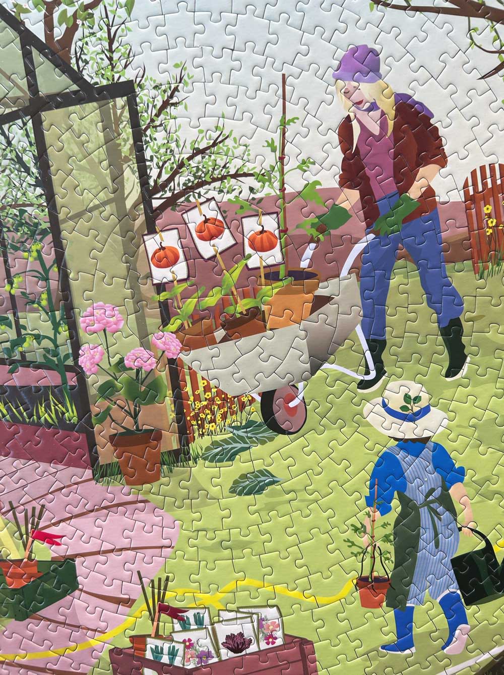 Puzzle rond Spring feeling - Vissevasse - 1000 pièces