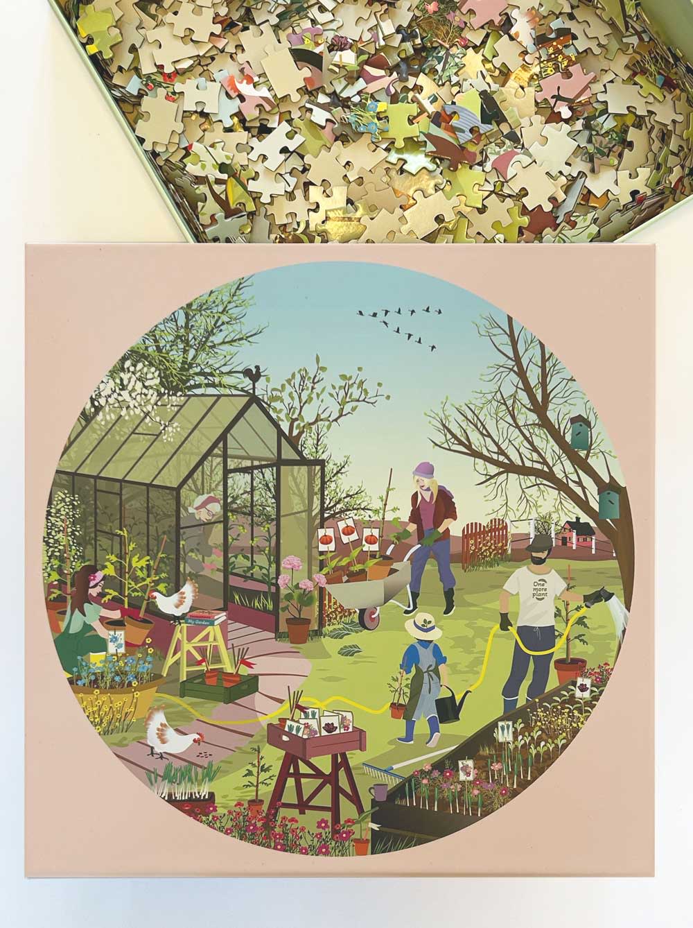 Puzzle rond Spring feeling - Vissevasse - 1000 pièces