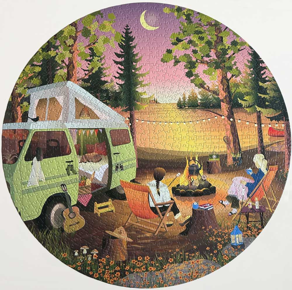 Puzzle rond Van life - Vissevasse - 1000 pièces