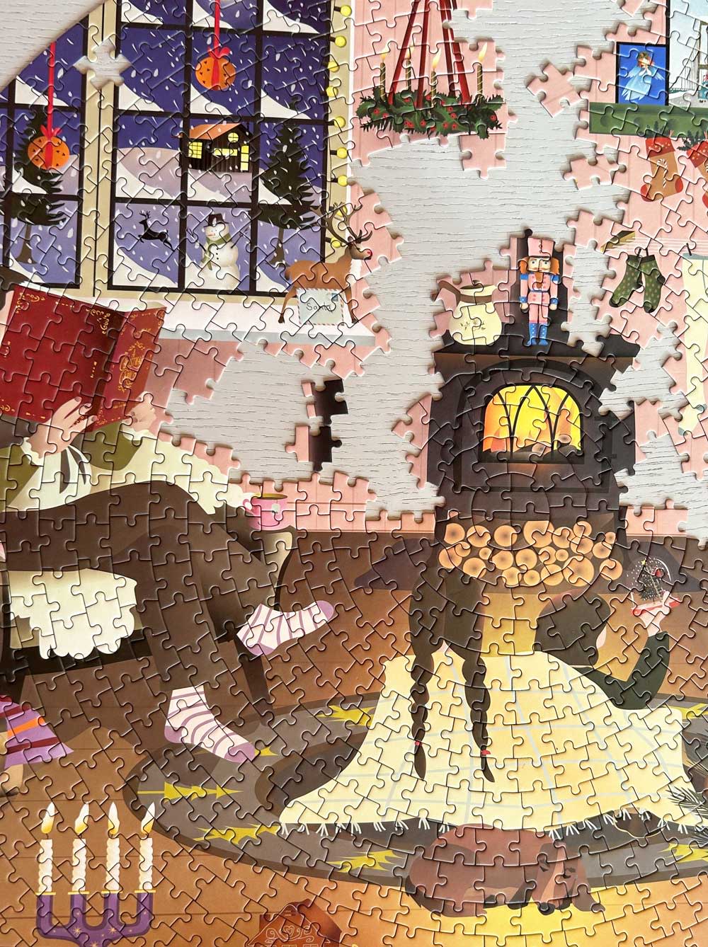 Puzzle rond Wonderfull Christmastime - Vissevasse - 1000 pièces