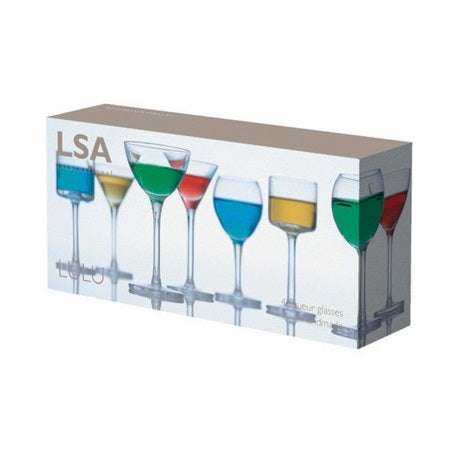 4 verres à liqueur LULU LSA International