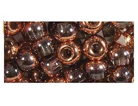 Perles rocailles métalliques avec grand trou
