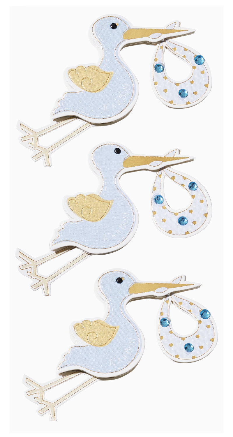 Stickers cigognes x3