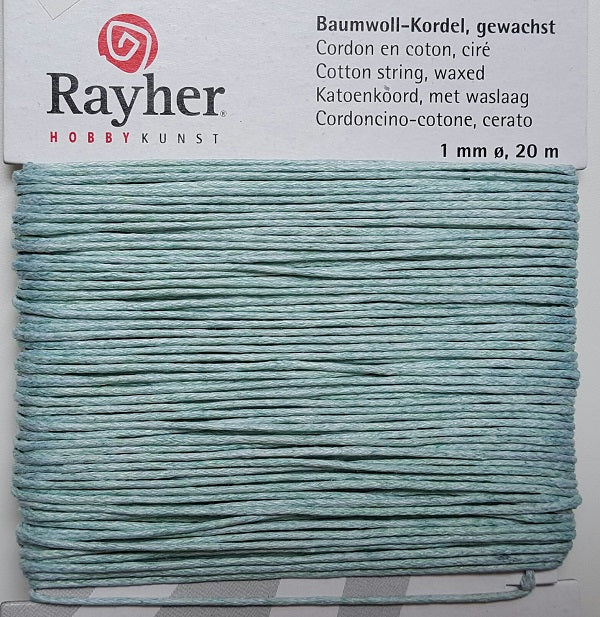 Cordon en coton ciré - Rayher