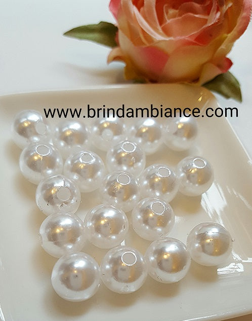 Perles en cire 10mm x20