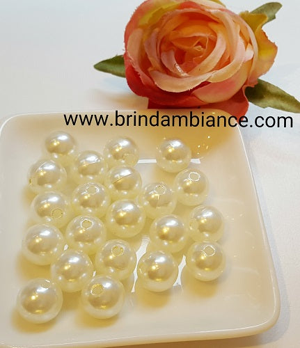 Perles en cire 10mm x20