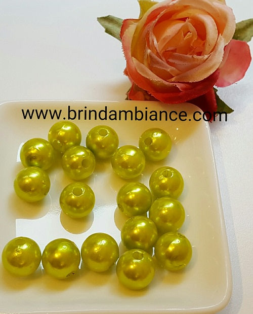 Perles en cire 10mm x20