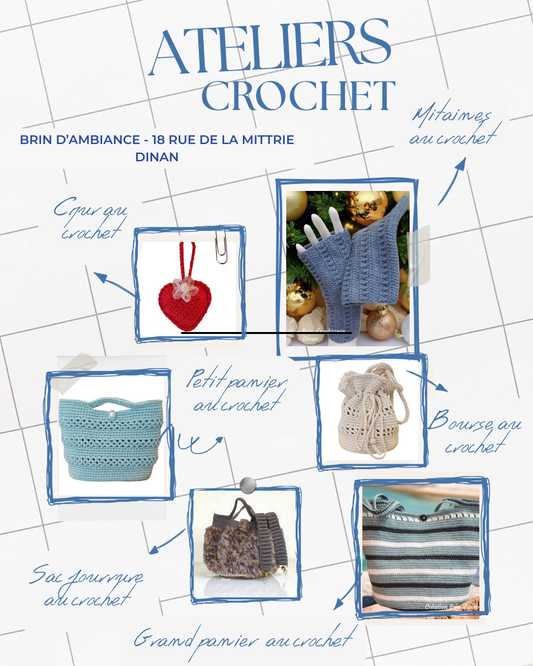 Ateliers crochet à Dinan
