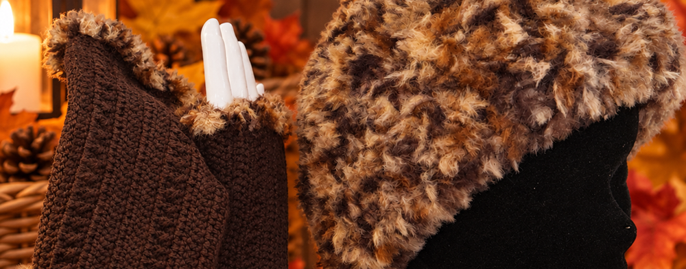 Crochet - Créations en fausse fourrure